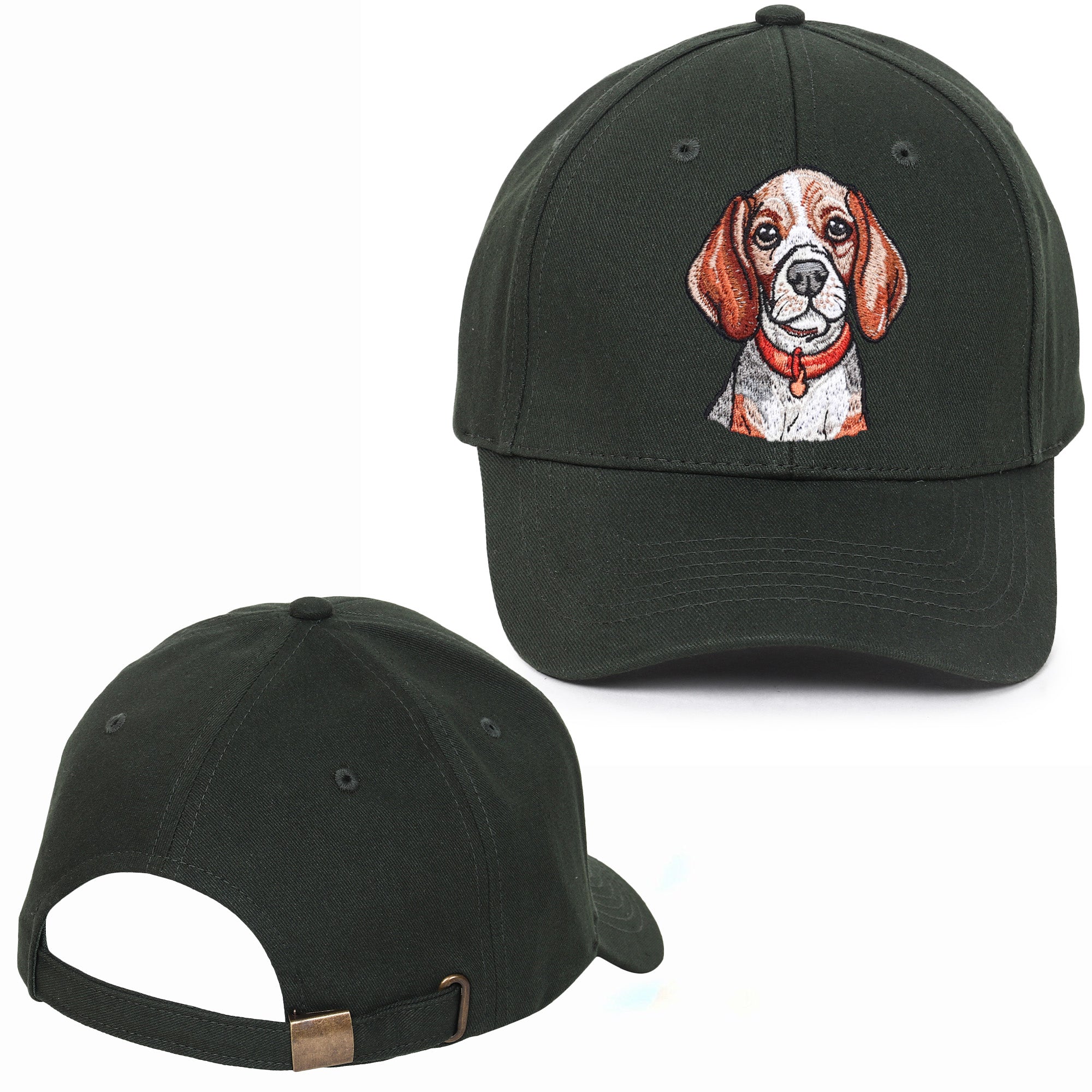 Hound Dog Embroidered Baseball Caps