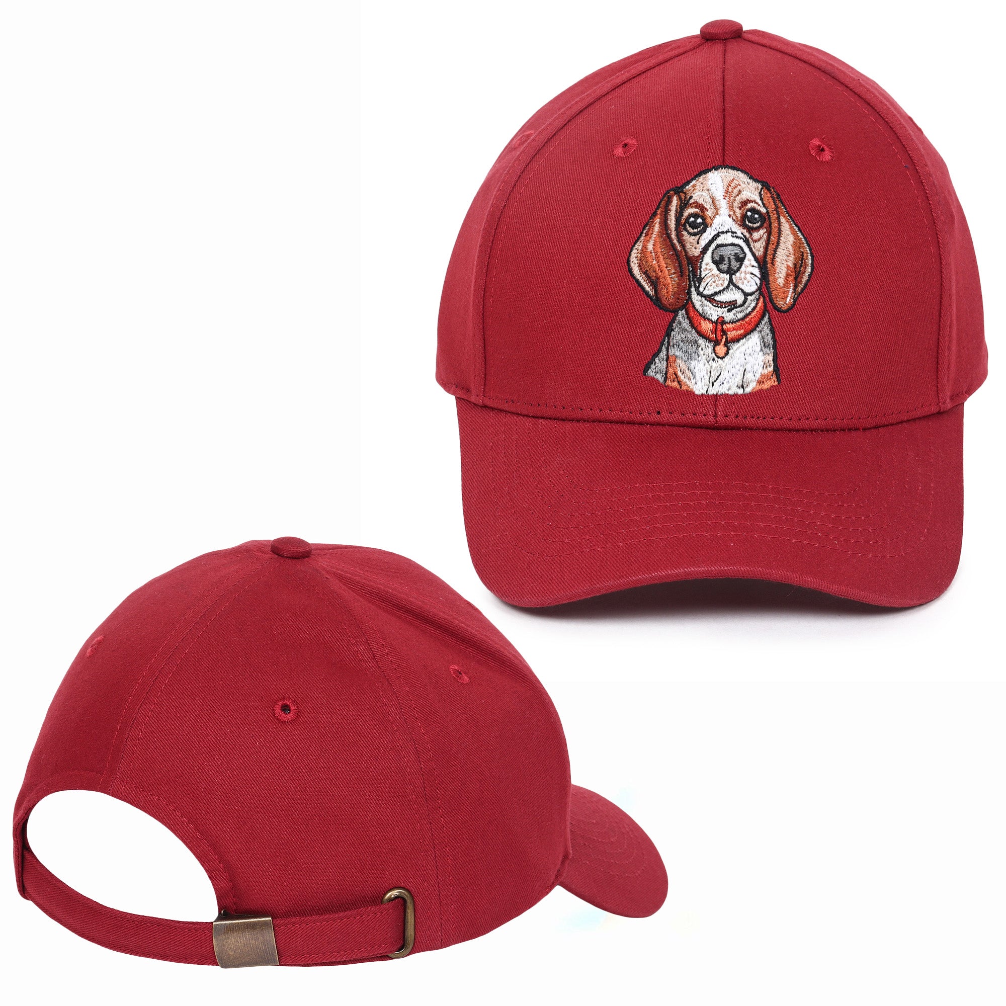 Hound Dog Embroidered Baseball Caps