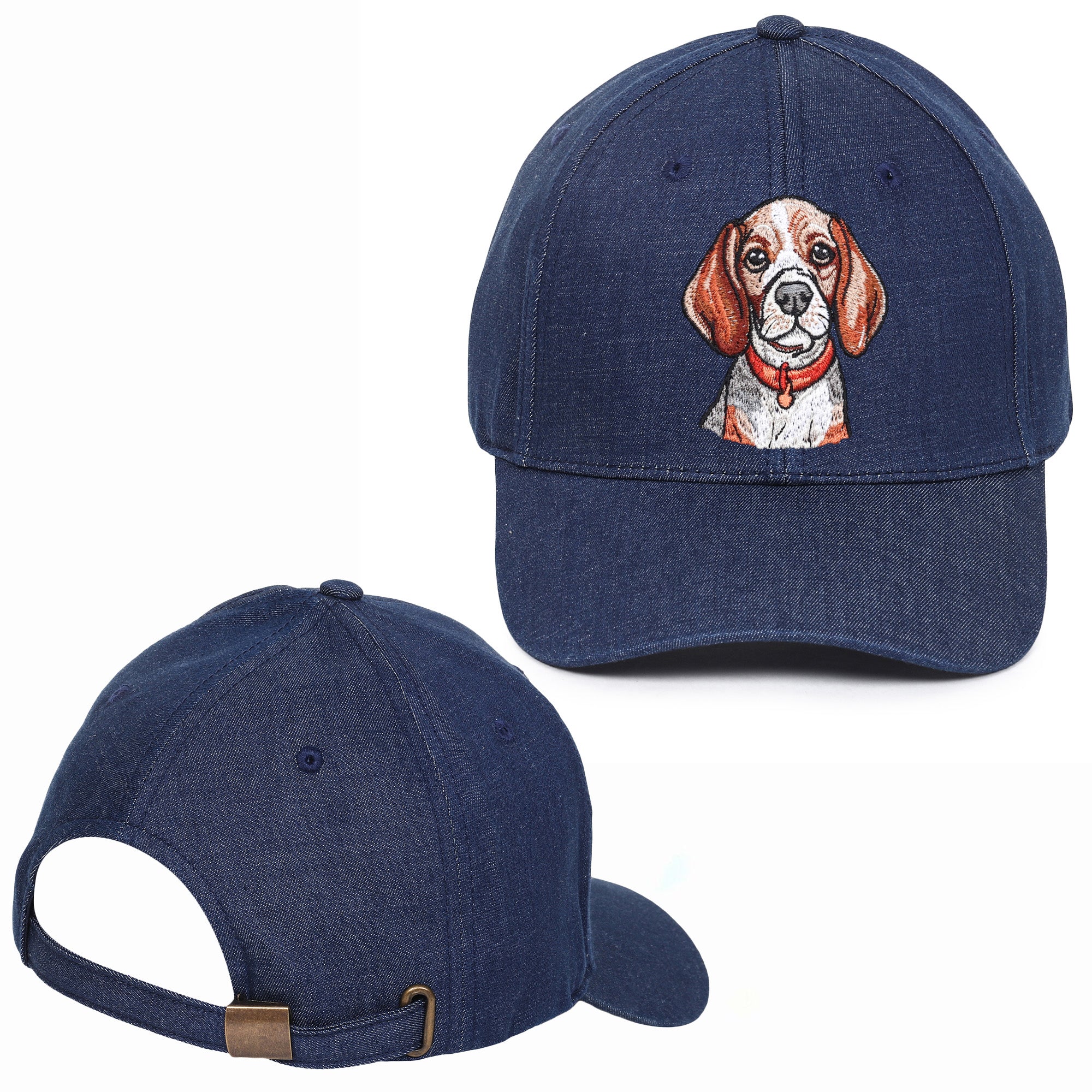 Hound Dog Embroidered Baseball Caps