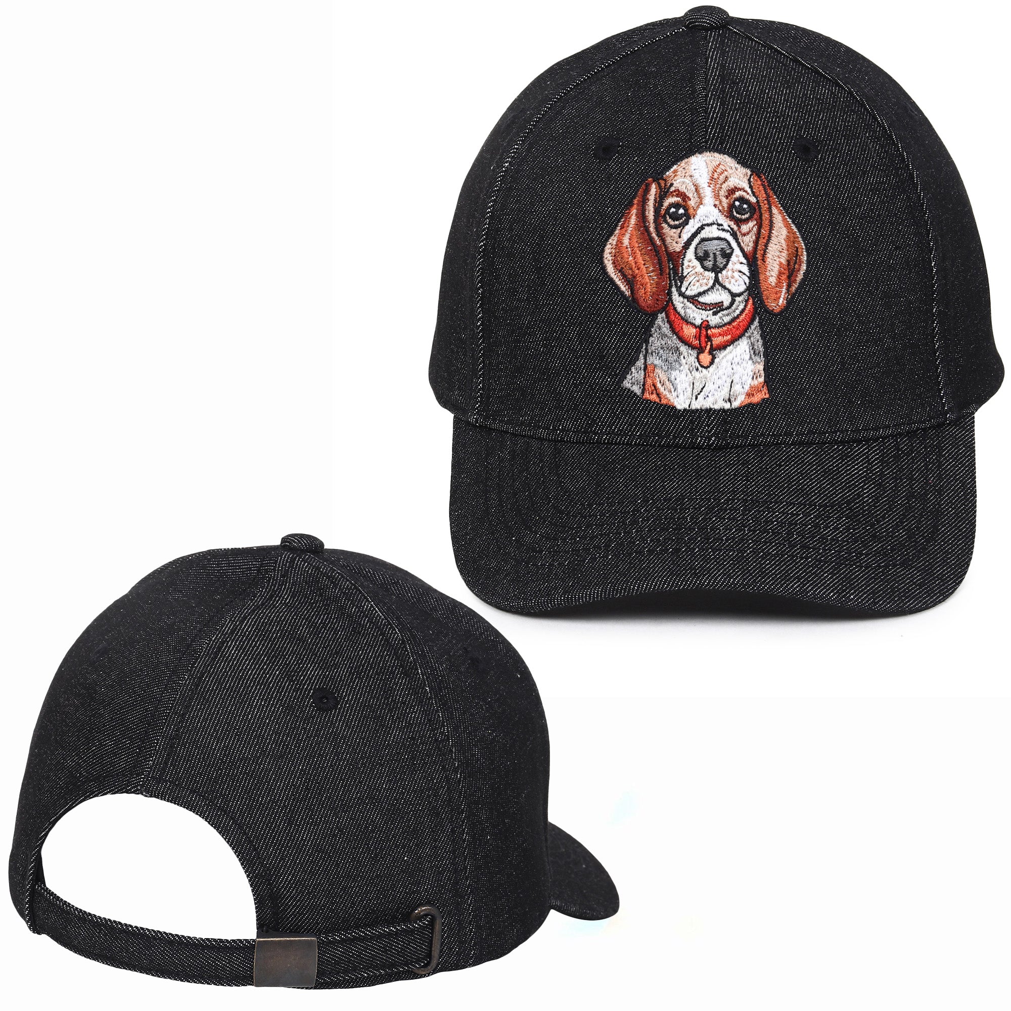 Hound Dog Embroidered Baseball Caps