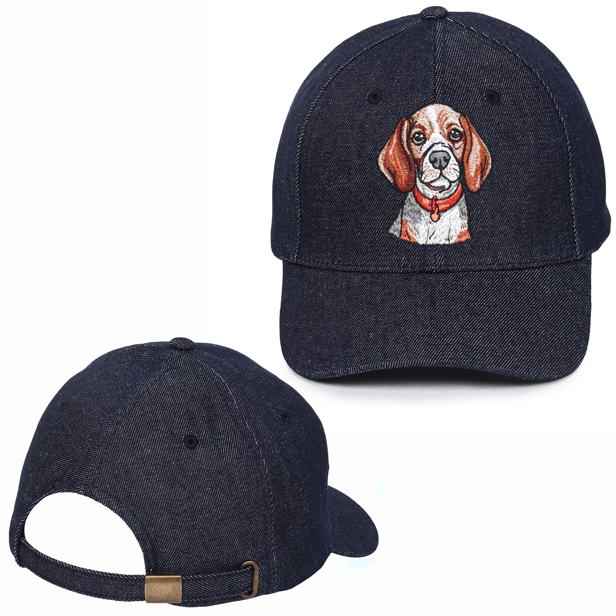 Hound Dog Embroidered Baseball Caps