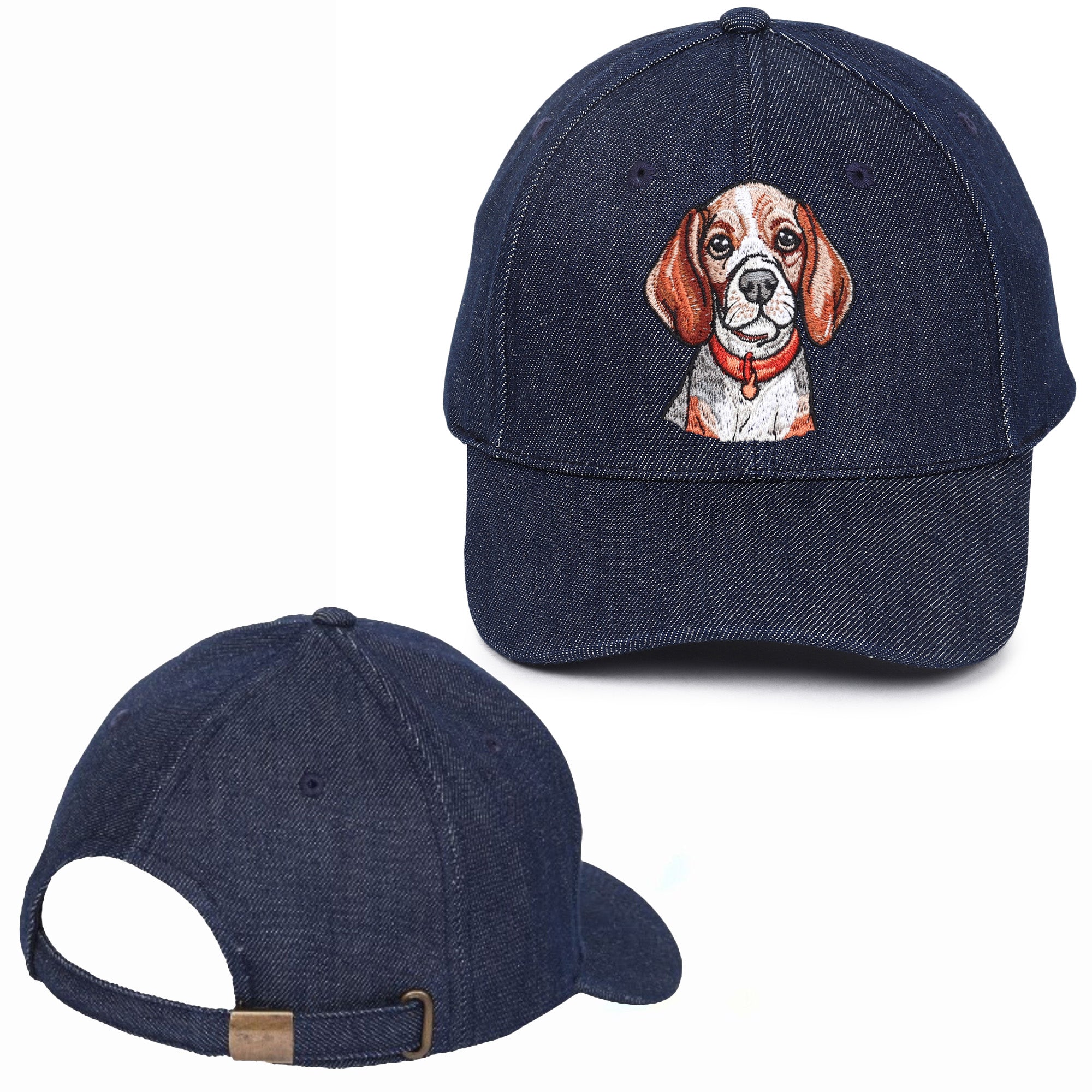 Hound Dog Embroidered Baseball Caps