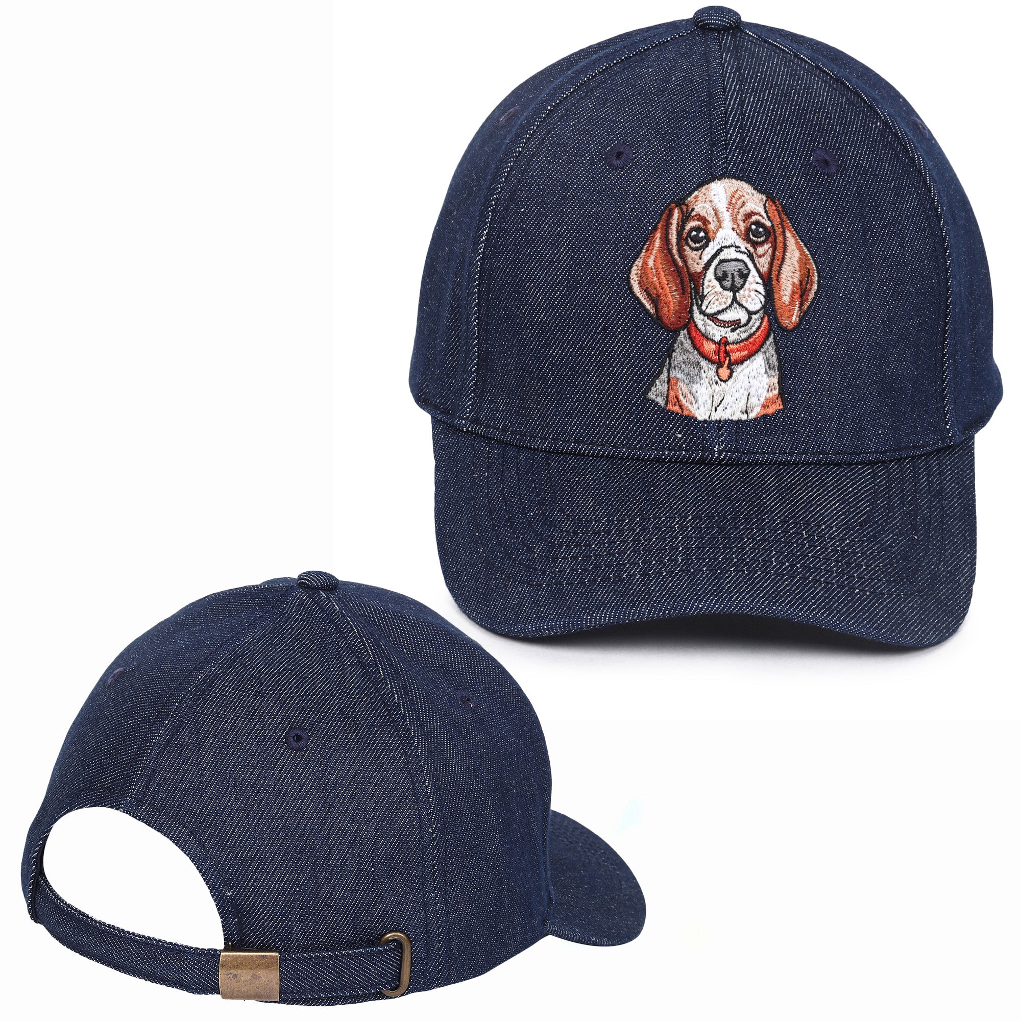 Hound Dog Embroidered Baseball Caps