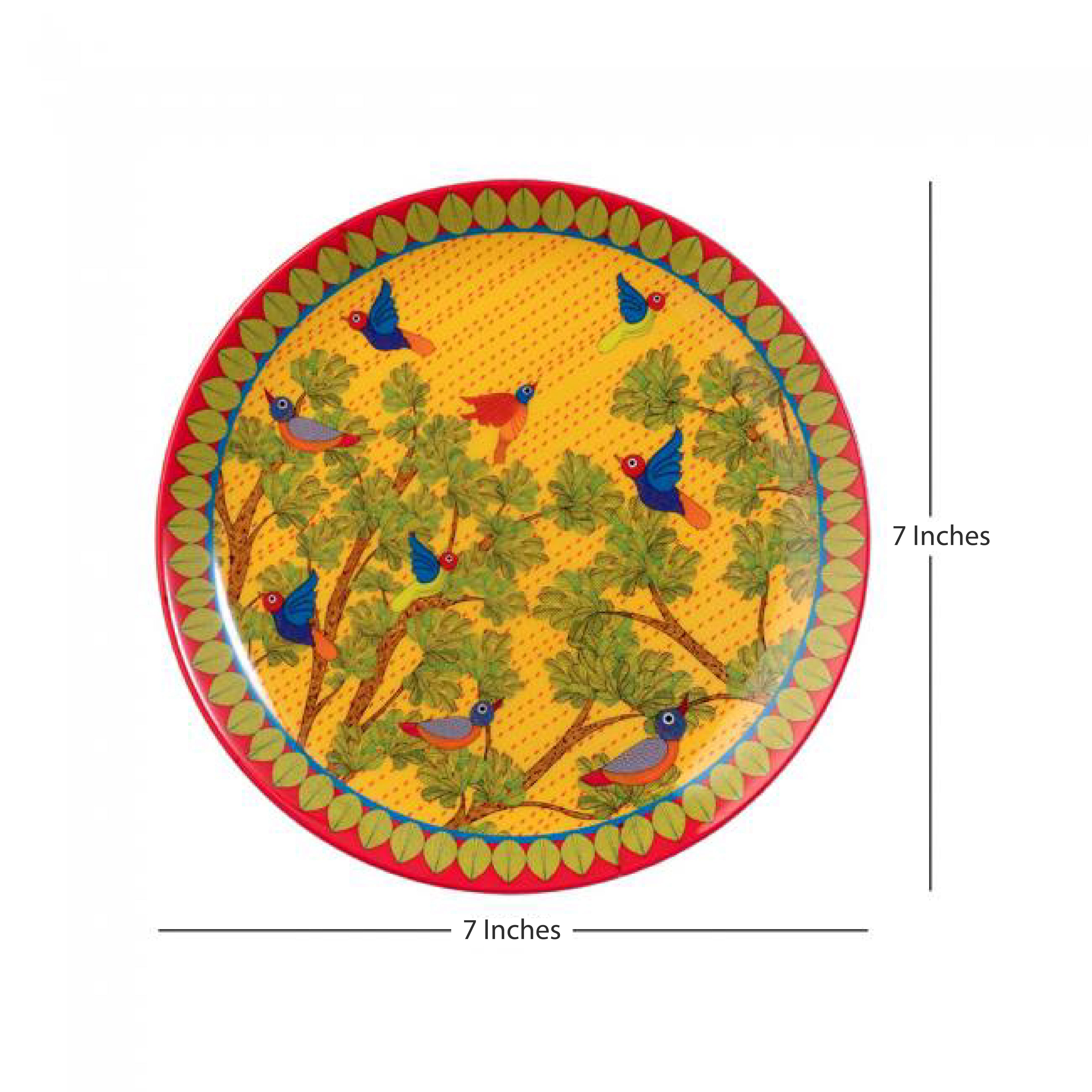 Decorative Wall Plate - Gond Art