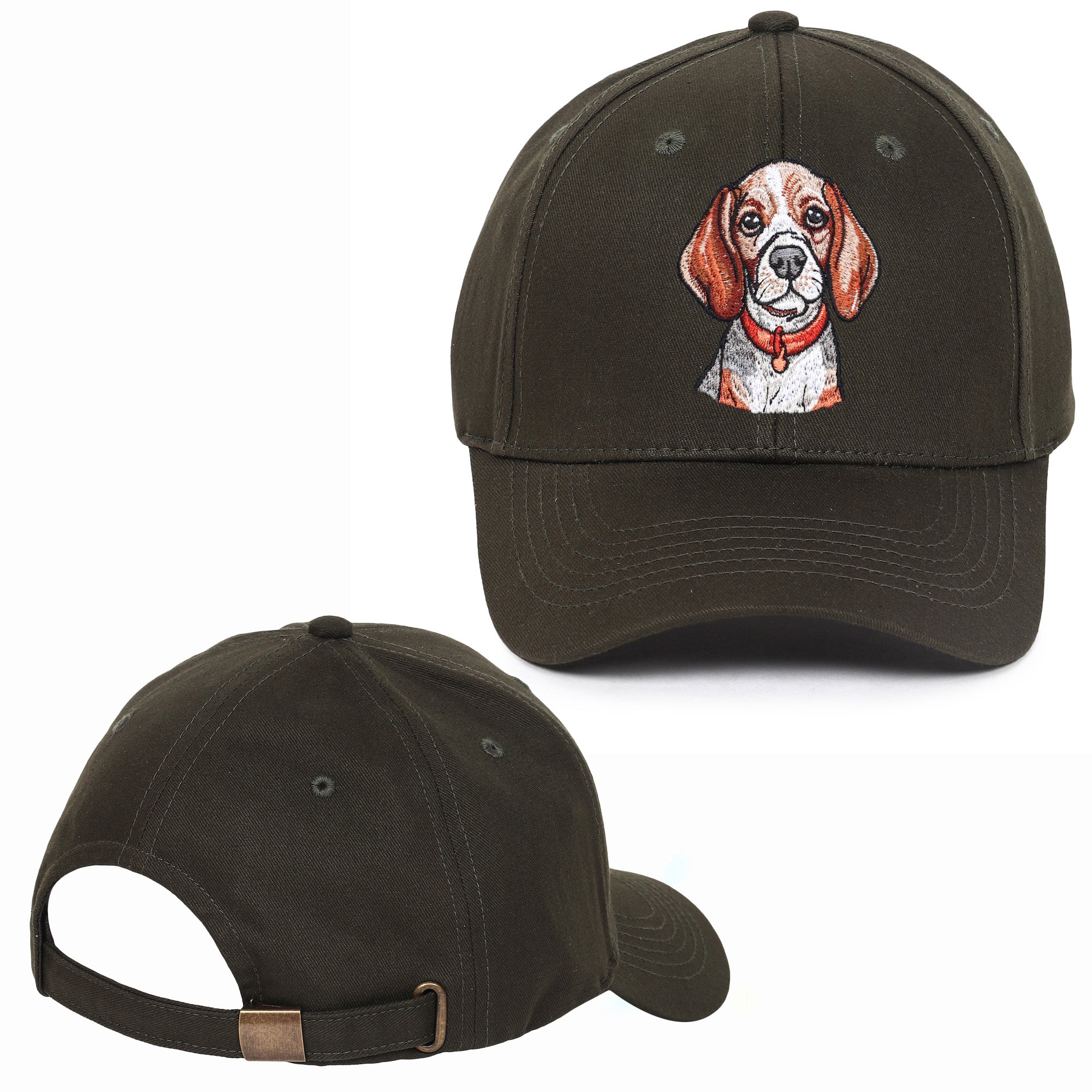 Hound Dog Embroidered Baseball Caps