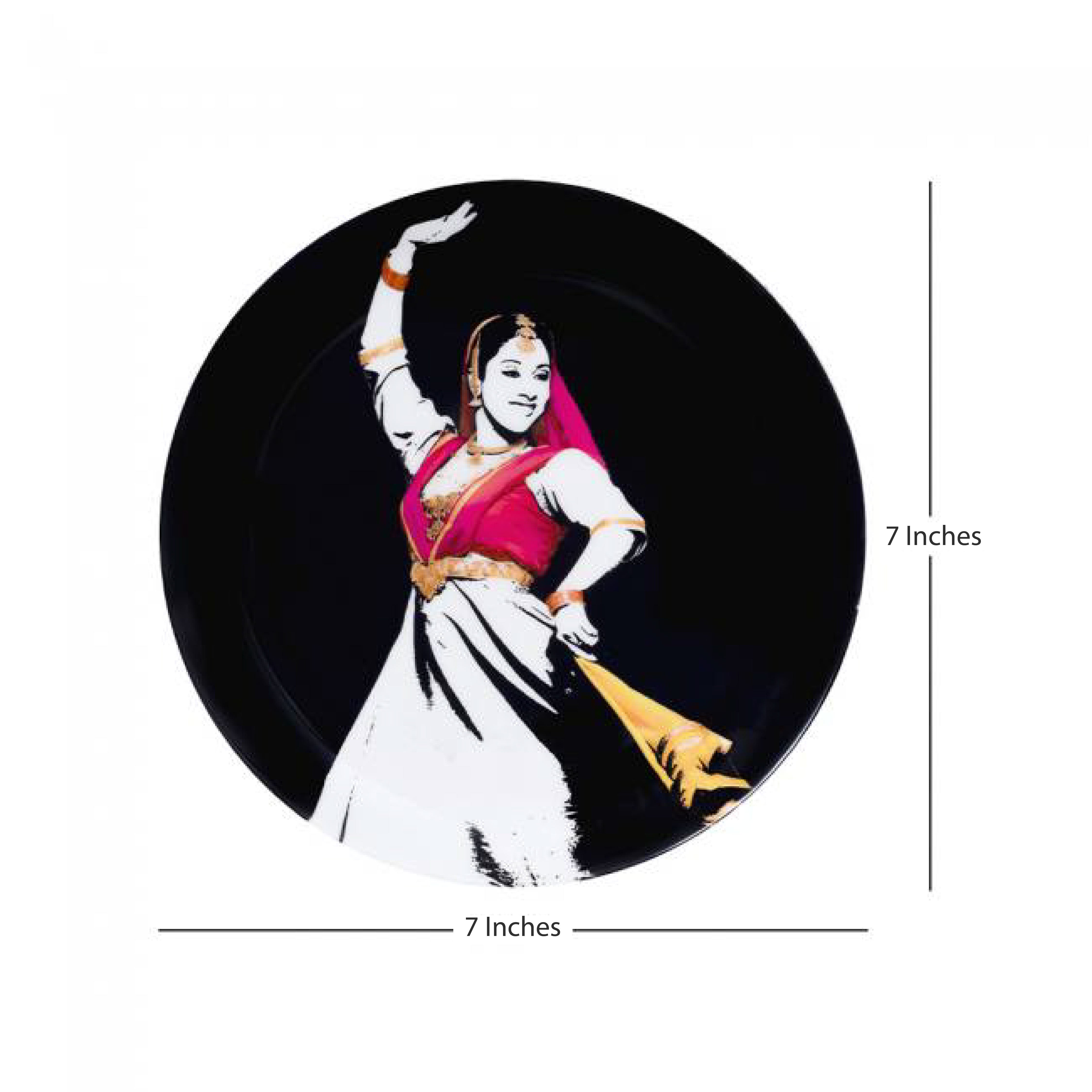 Decorative Wall Plate- KATHAK