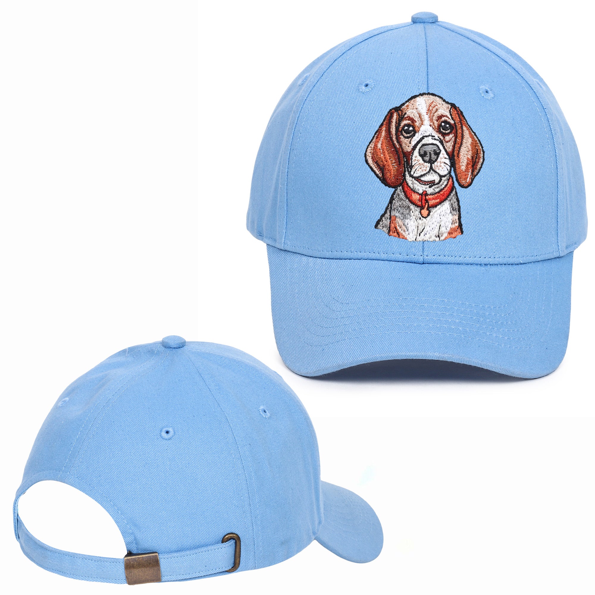 Hound Dog Embroidered Baseball Caps