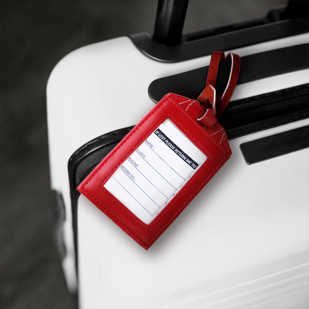 Red Romance Luggage Tag