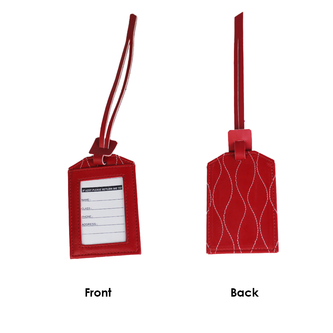 Red Romance Luggage Tag