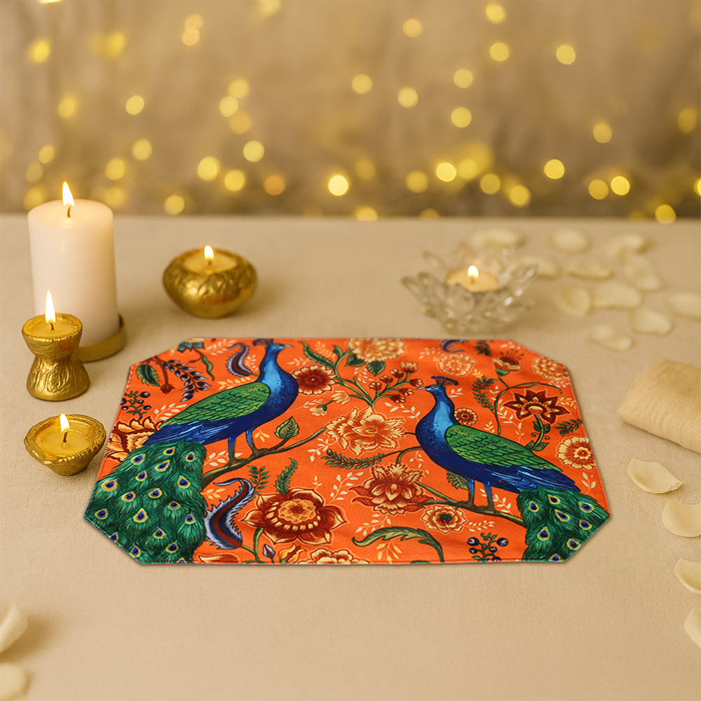 Reversible Mat X Wooden Coasters X Laddoo Candle