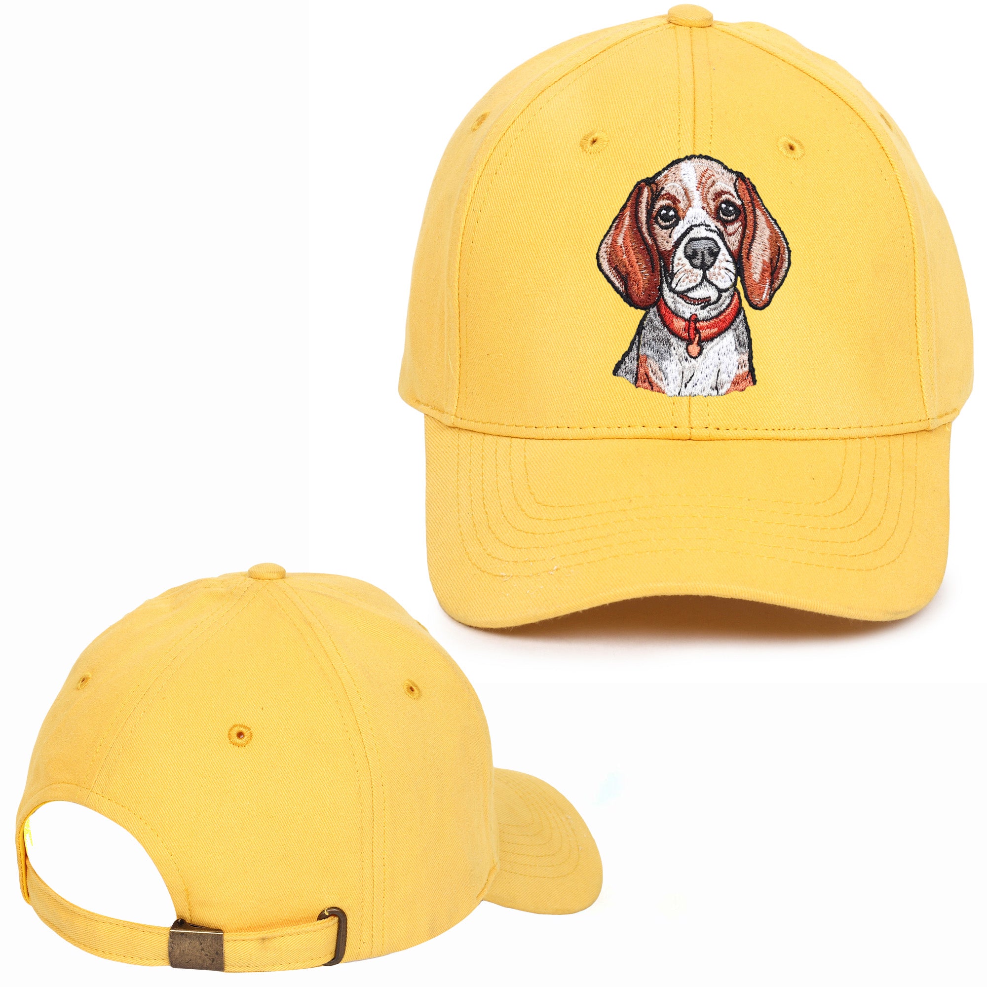 Hound Dog Embroidered Baseball Caps