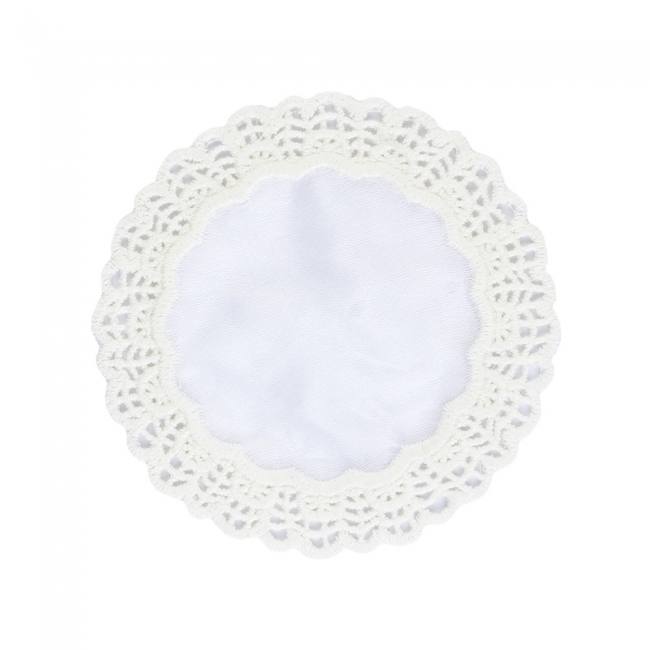 French Doilies - White Lustre