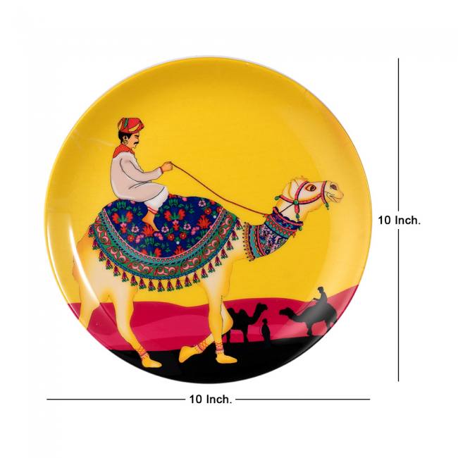 Decorative Wall Plates Combo (Set of 3) - Camel Glory
