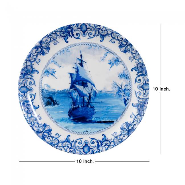 Decorative Wall Plate Combo (Set of 6) - Dutch Blue Pottery