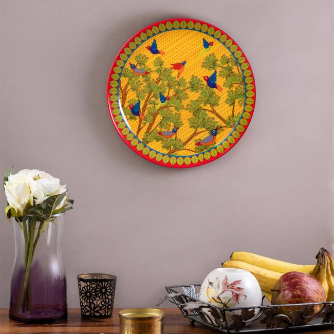 Decorative Wall Plate - Gond Art