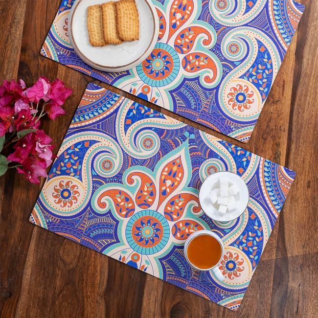 Wooden Placemats - Majestic Paisley