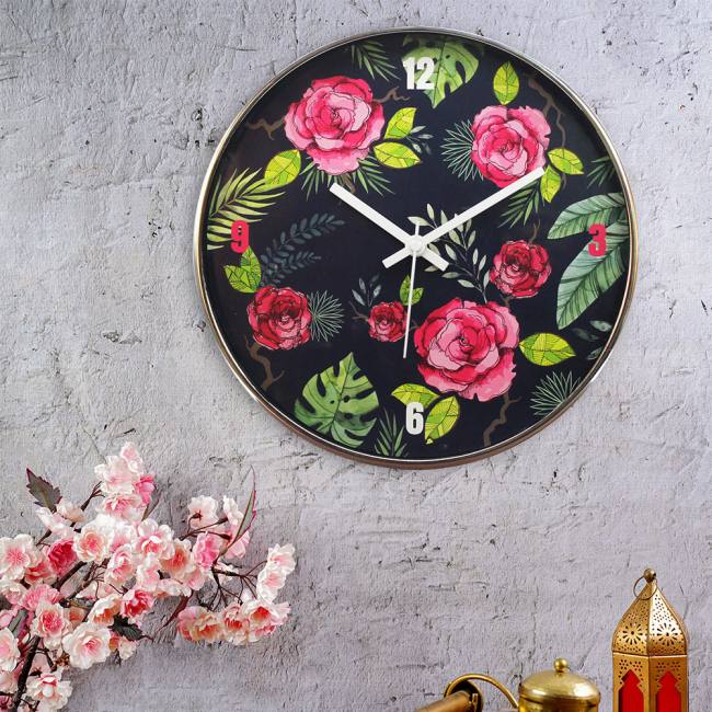 Musty Clock Wall Clock - Misty Morning