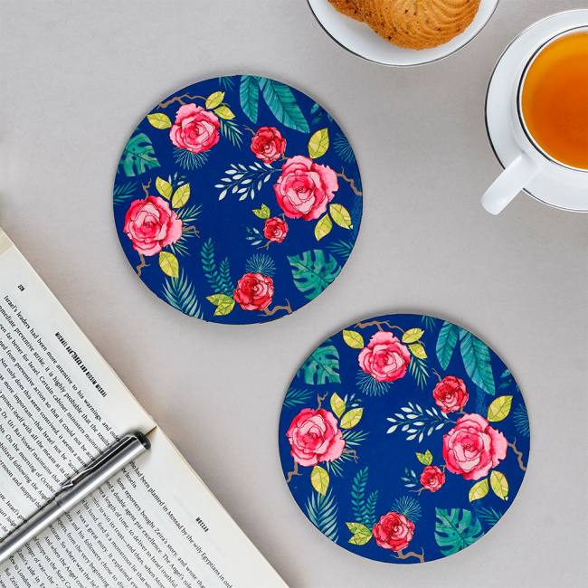 Wooden Coasters (Set of 2) - Misty Morning