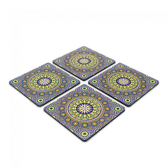 Wooden Coasters (Set of 4) - Moroccan
