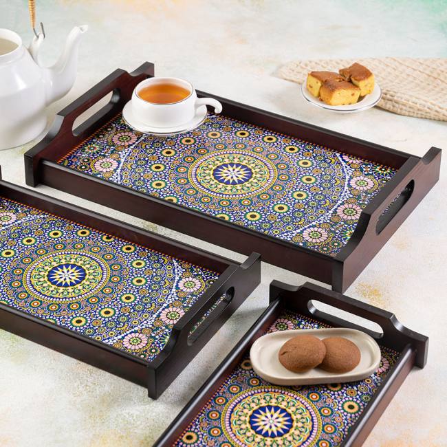 Wooden Trays - Moroccan