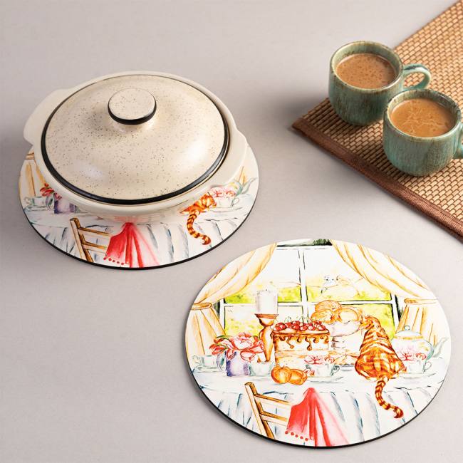 Wooden Coasters (Set of 2) - English Tales