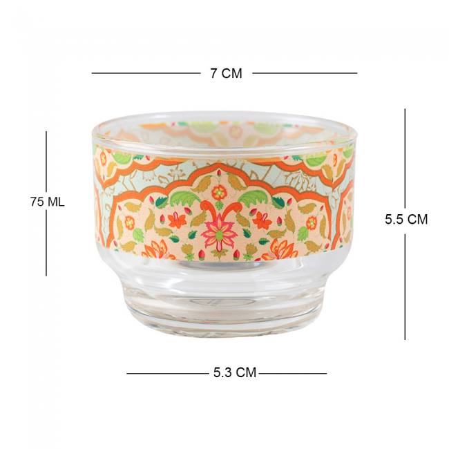 Dip Bowls (Set of 2) - Ornate Mughal