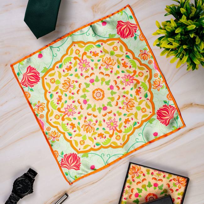 Pocket Square - Ornate Mughal