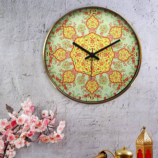 Wall Clock - Ornate Mughal