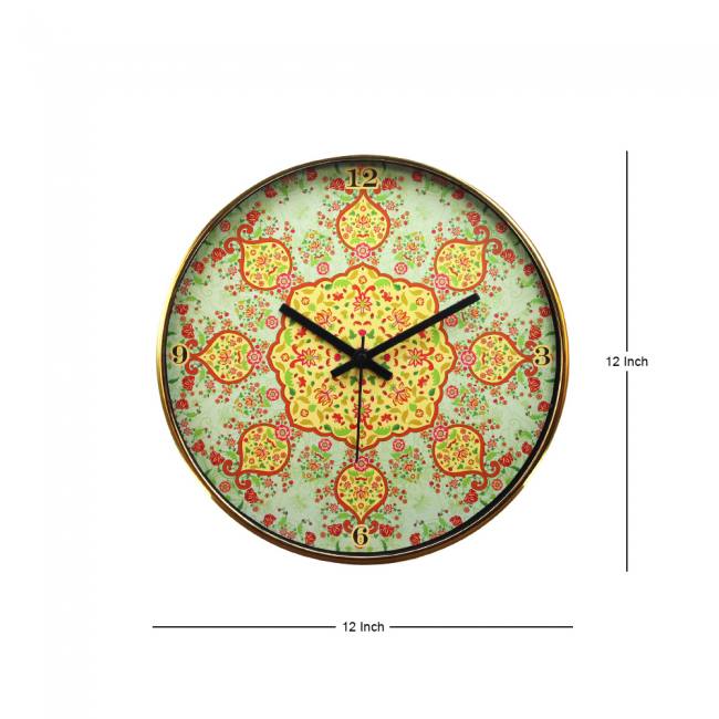 Wall Clock - Ornate Mughal