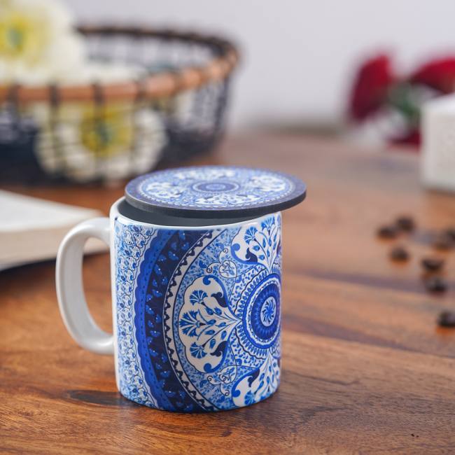 Espresso Mug With Coaster - Pristine Turkish