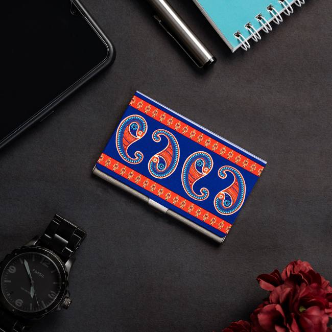 Visiting Card Holder - Majestic Paisley