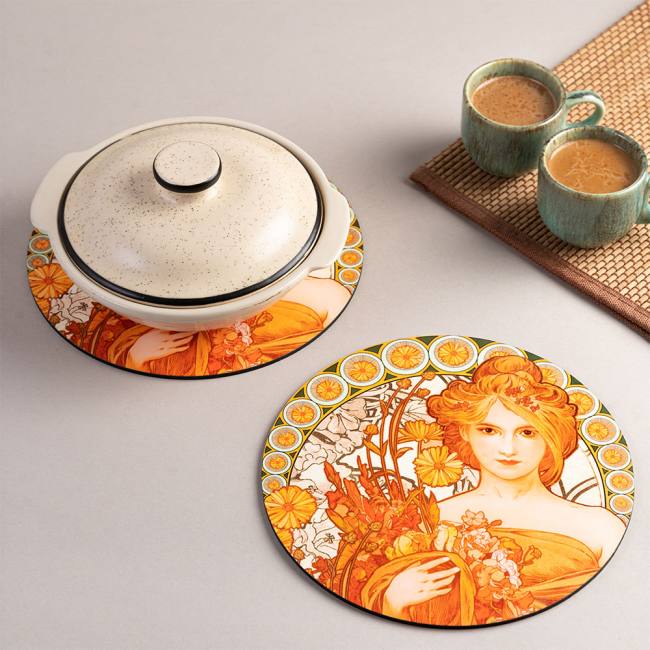 Wooden Coasters (Set of 2) - Old Masters